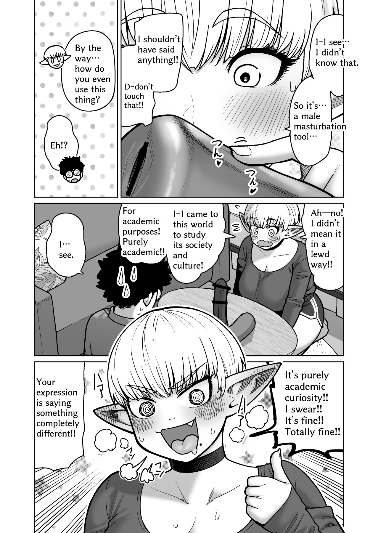 Hentai Manga Comic-The Neighbor: Former Swordmaster Elf!!-Read-11